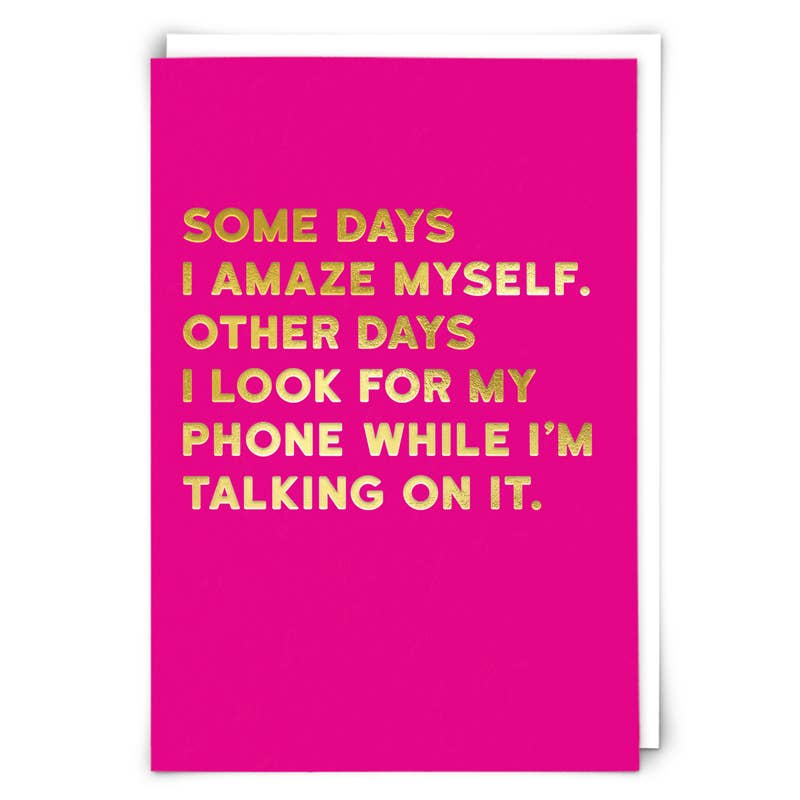 Amaze Humor Greeting Card