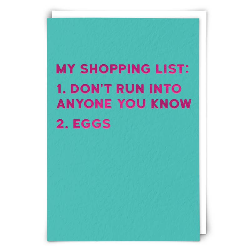 Eggs Humor Greeting Card