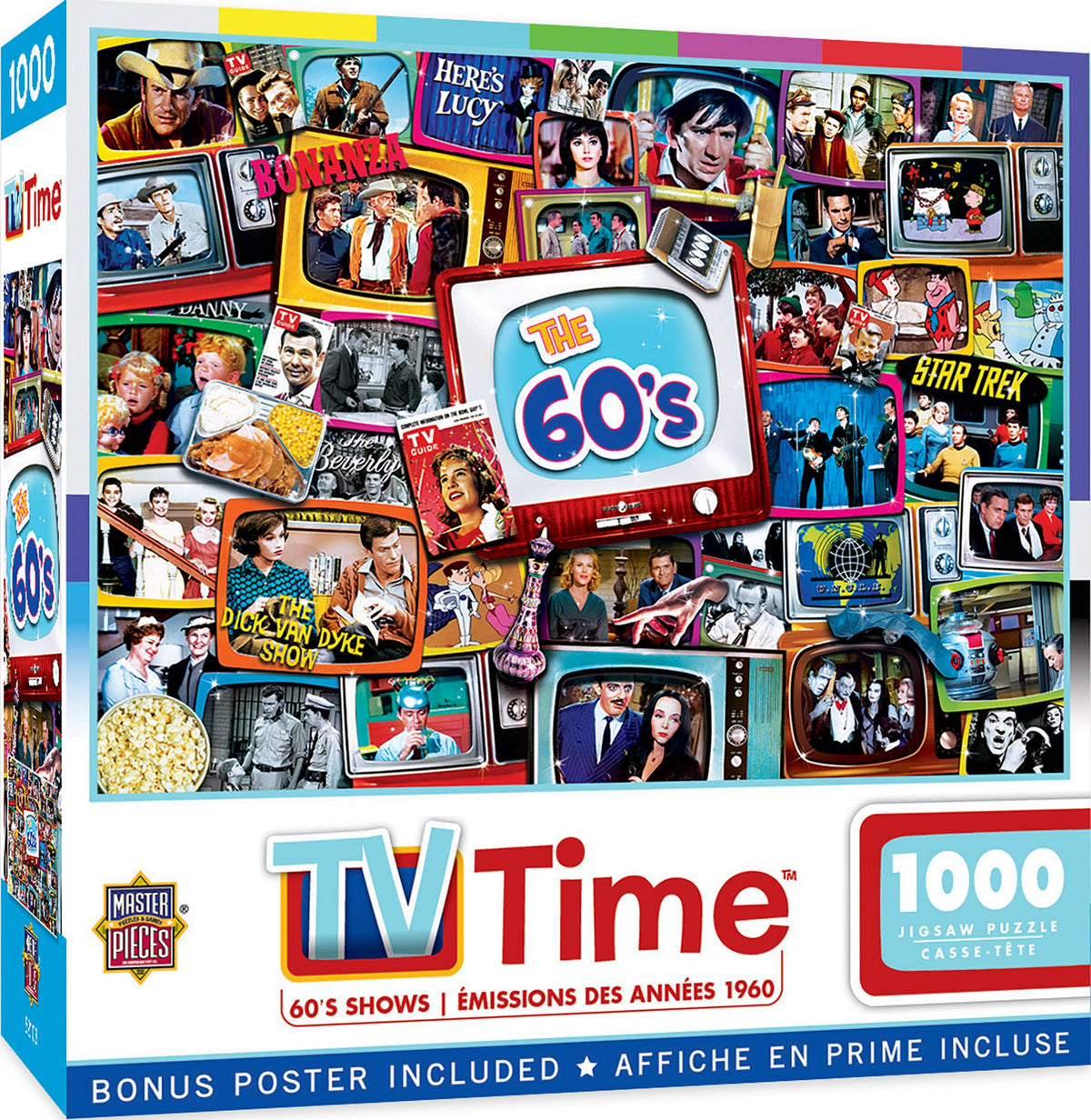 TV Time - 60's Shows 1000 Piece Puzzle by MasterPieces Puzzles