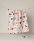 Cypress Tile Toss Tea Towel - Mahjong