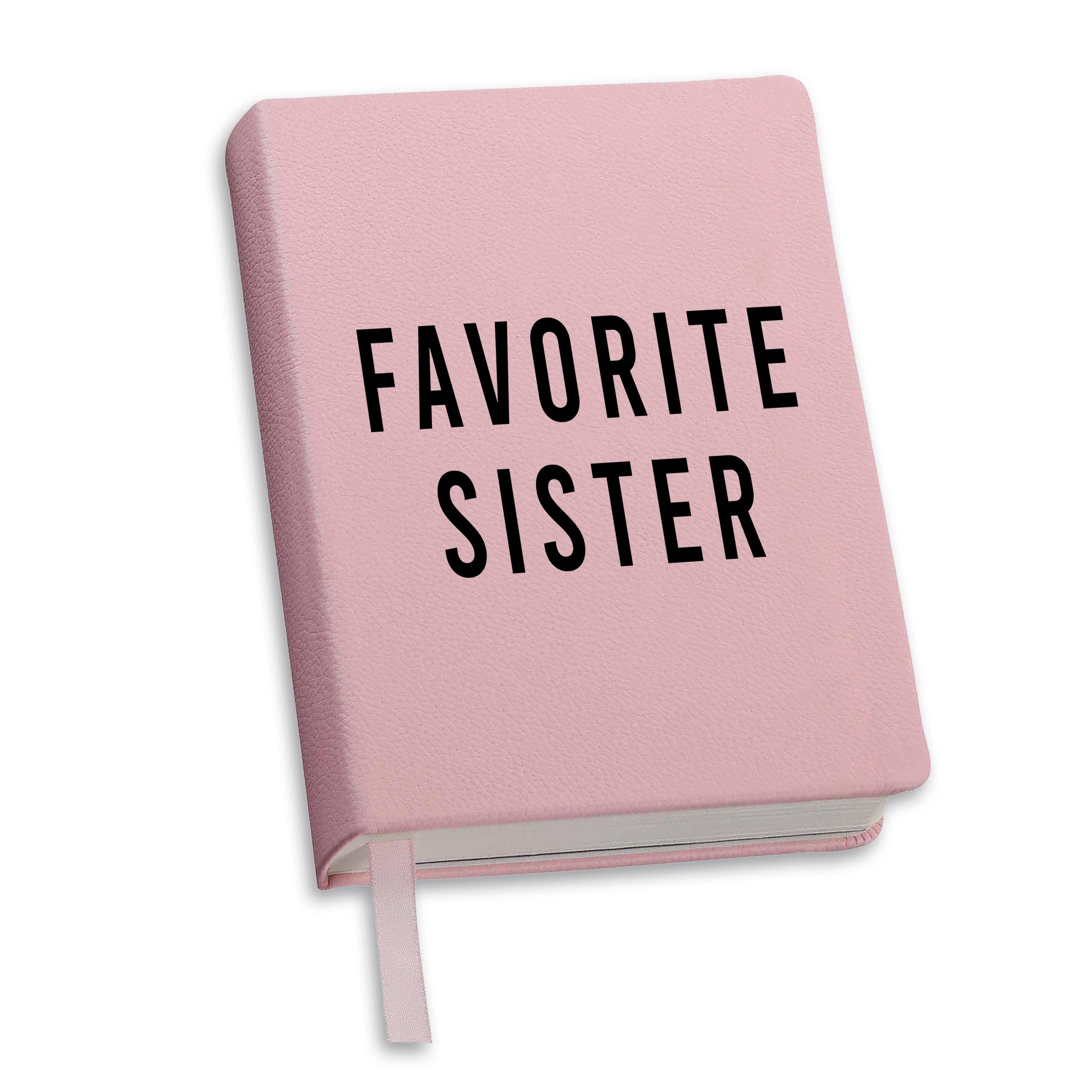 Favorite Sister Pink Journal