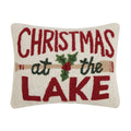 Christmas At The Lake Hook Pillow