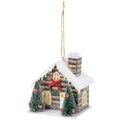 Lighted Log Cabin Ornament