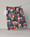 Alpine Village Tea Towel by Geometry