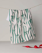 Falling Ribbon Tea Towel by Geometry