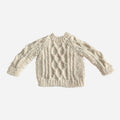 Cream Fisherman Sweater - M 2-3y