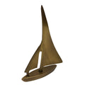 Antiqued Brass Sailboat Paperweight - Seconds