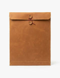 Tan Brown A4 Leather Document Folder