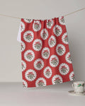 Merry Mistletoe Tea Towel by Geometry