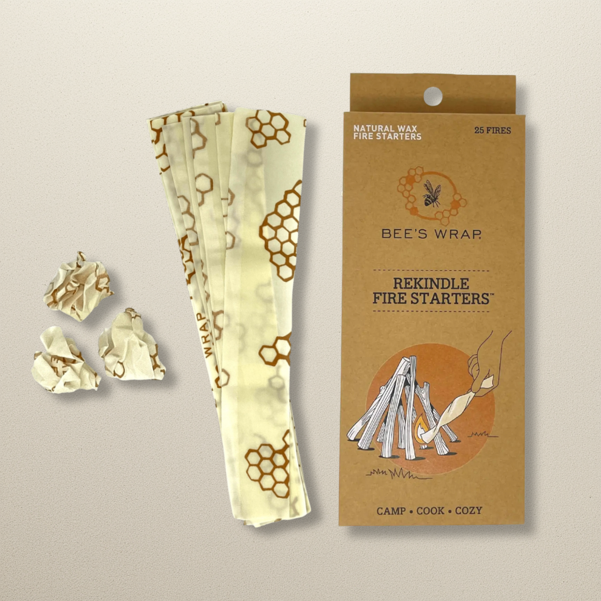 Bee's Wrap ReKindle Fire Starters