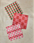 Holly Jolly Santa Dishcloth Set by Geometry