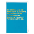 Quicksand Humor Greeting Card