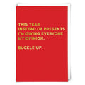 Buckle Up Holiday Greeting Card