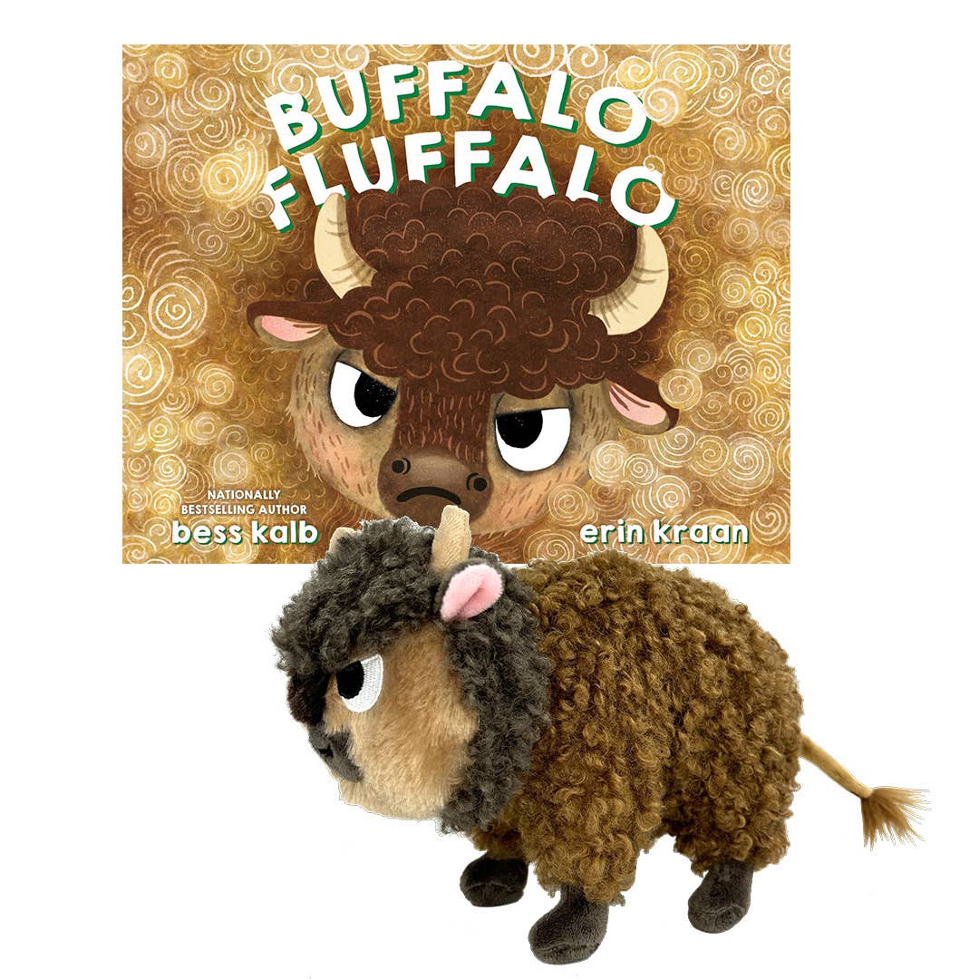 Buffalo Fluffalo Plush & Hardcover Book by MerryMakers