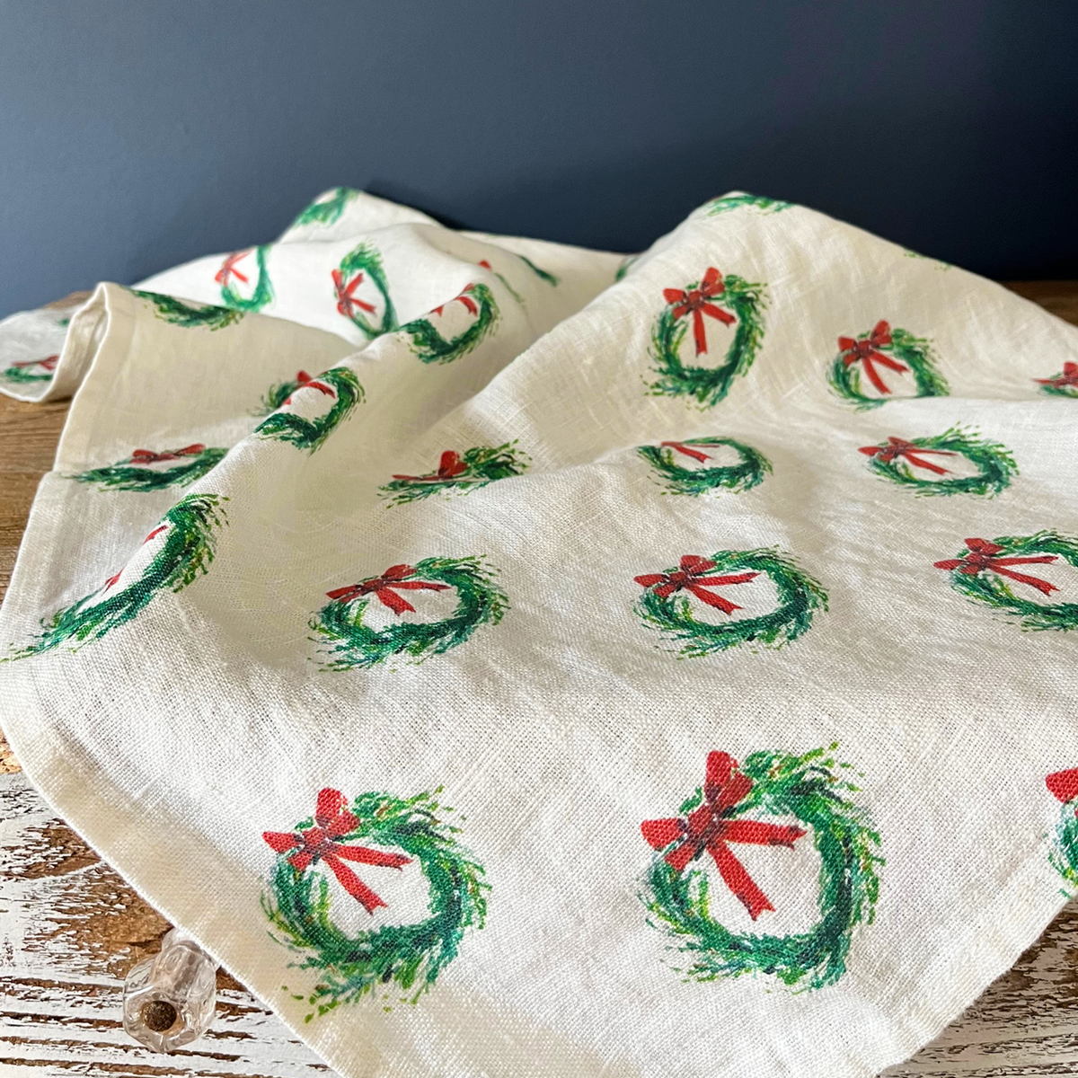 Wreath Kitchen Towel