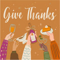 Give Thanks Cocktail Napkins