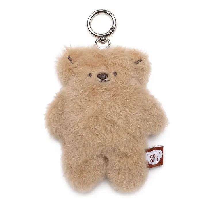 Fluffy Oliver Bear 5" Keychain