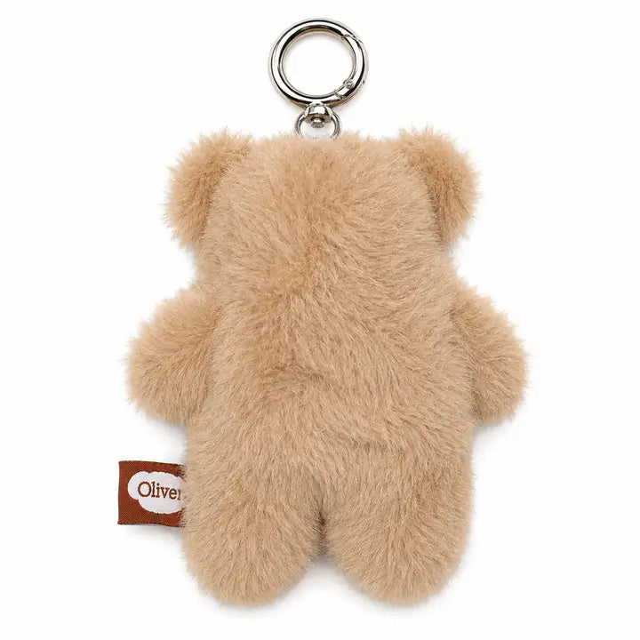 Fluffy Oliver Bear 5" Keychain