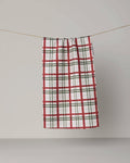 Ribbon Plaid Mini Towel by Geometry