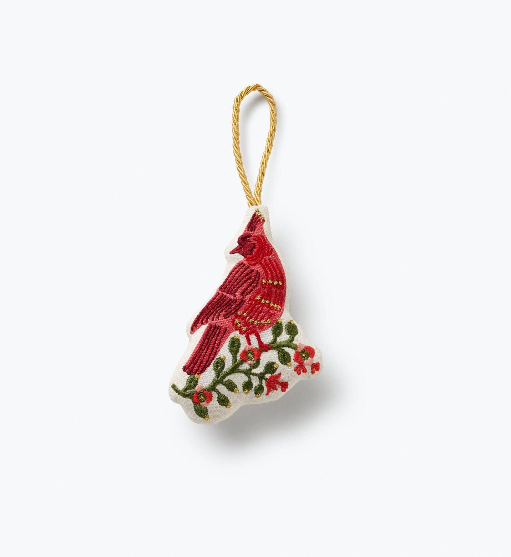 Cardinals Embroidered Ornament