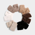 Faux Fur Fingerless Winter Gloves