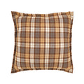 Plaid Flange Throw Pillow