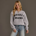 Light Gray & Dark Gray Whiskey Weather Sweatshirt