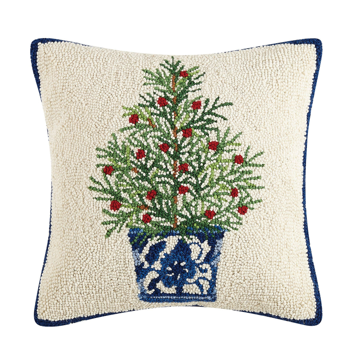 Holiday Chinoiserie Tree Hook Pillow