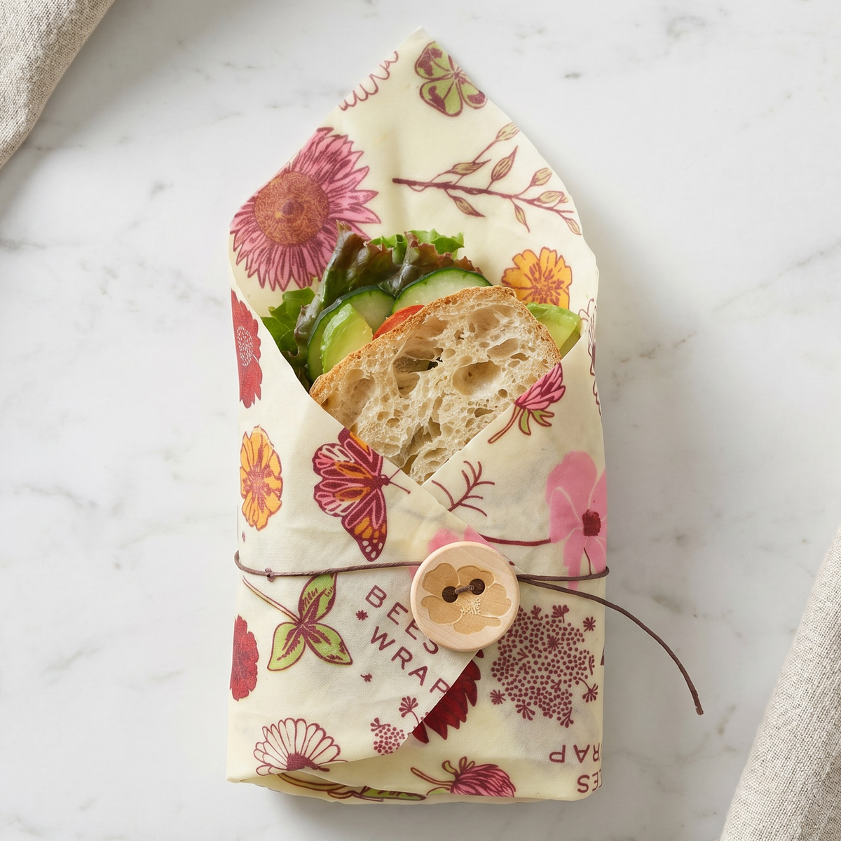 Bee's Wrap Reusable Beeswax Sandwich Wrap - Meadow Magic
