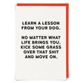 Move On Humor Greeting Card