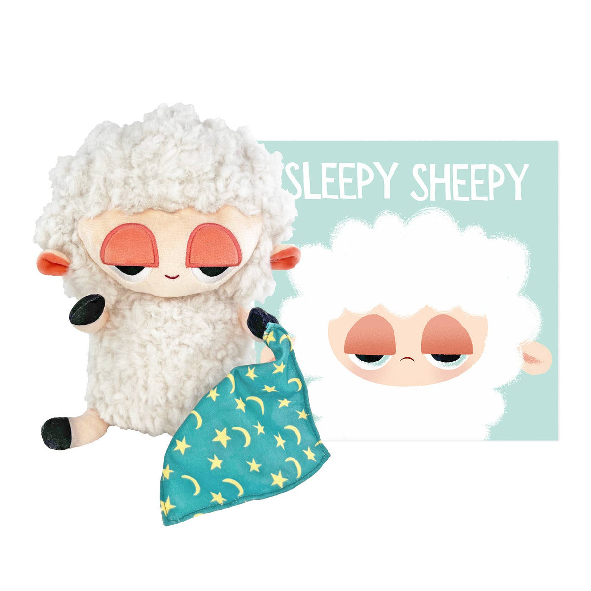 Sleepy Sheepy Plush & Hardcover Book by MerryMakers