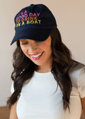 Navy Drink on a Boat Baseball Hat