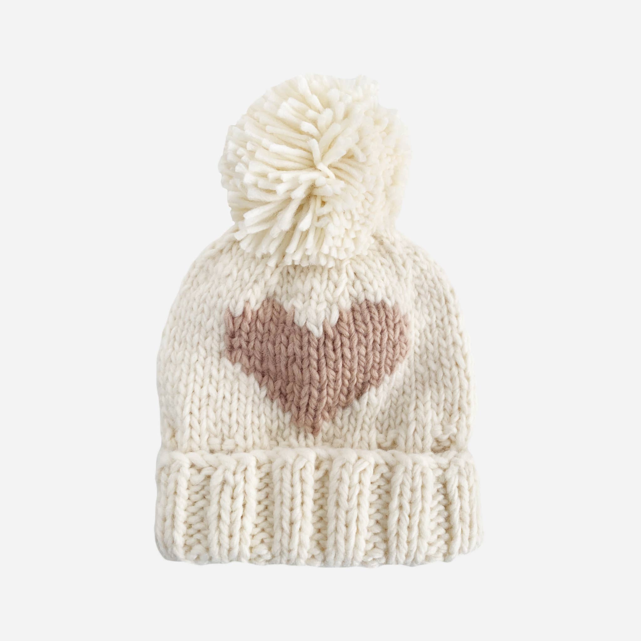 Blush Heart Beanie - S 6-24mths