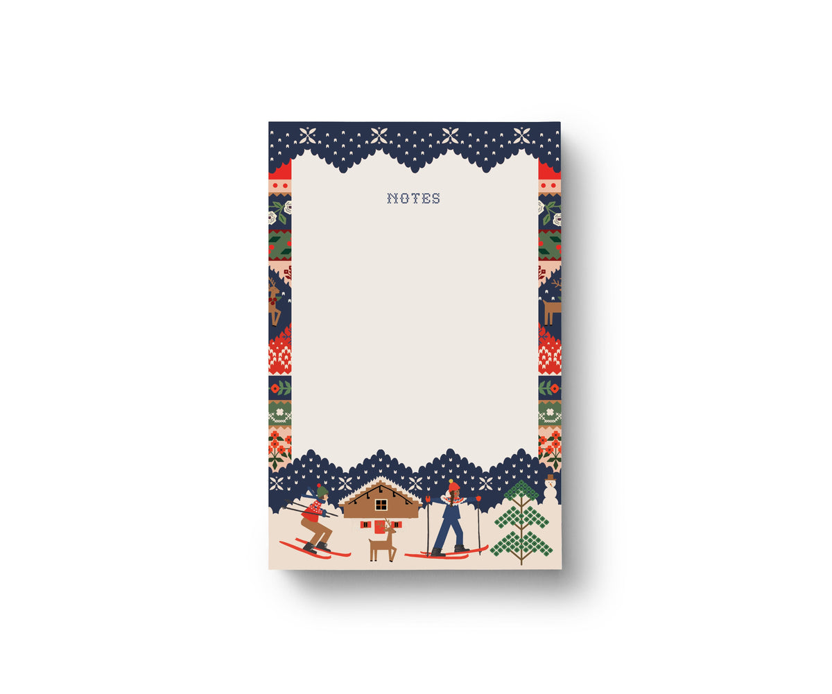Ski Chalet Notepad