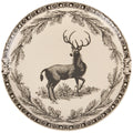 Small Vintage Deer Plate