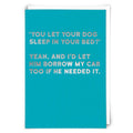 Dog Greeting Card