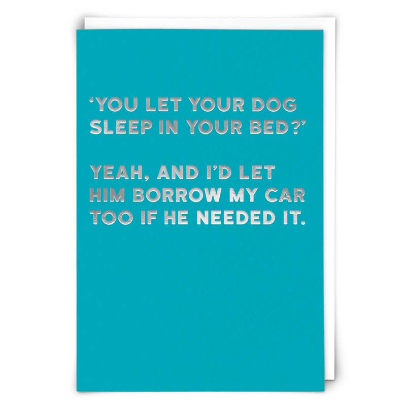 Dog Greeting Card