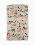 Christmas Cocktails Tea Towel by Geometry