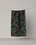 Holly Night Mini Towel by Geometry