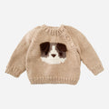 Latte Dog Pullover Sweater - Latte